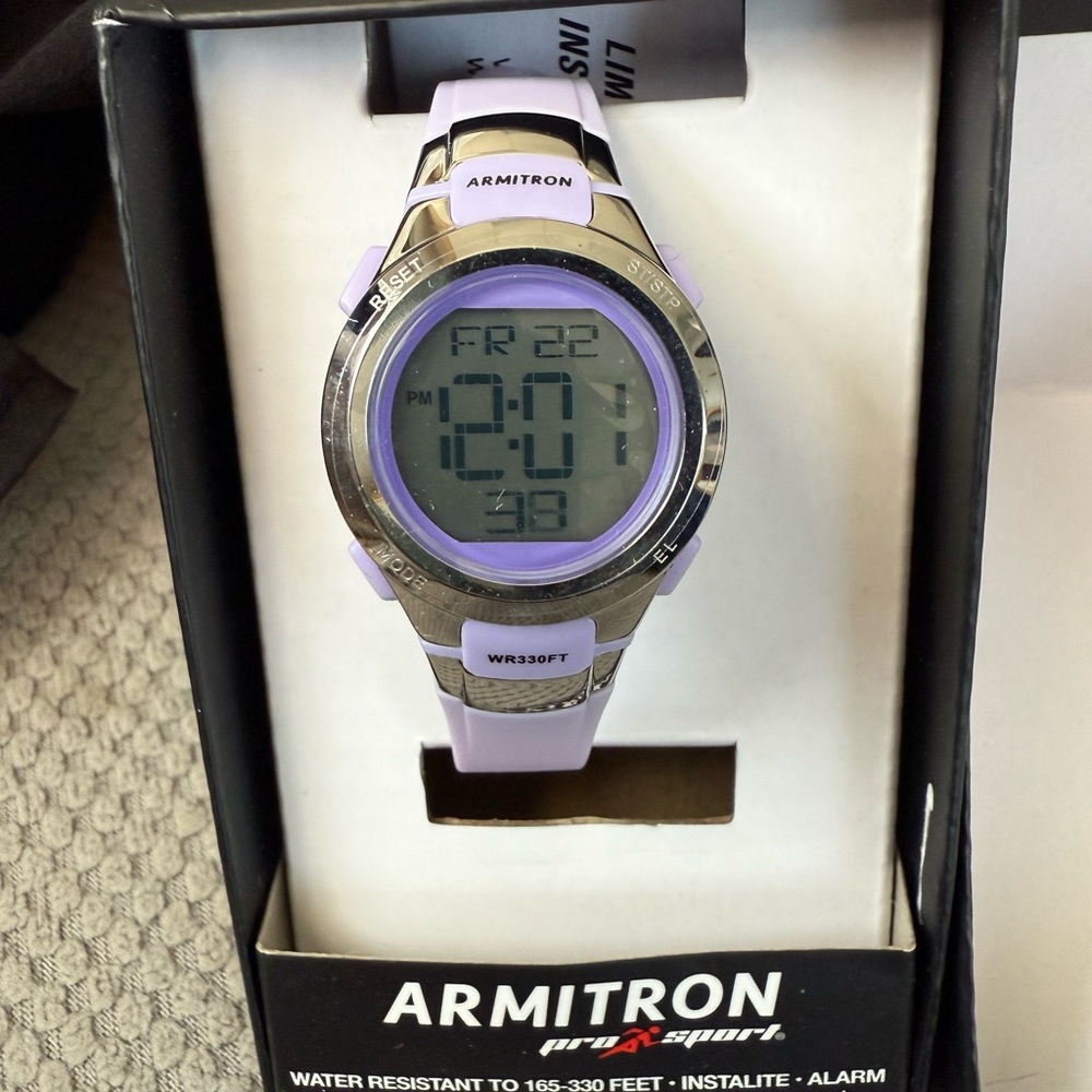 Armitron Lavender Digital Sport Watch